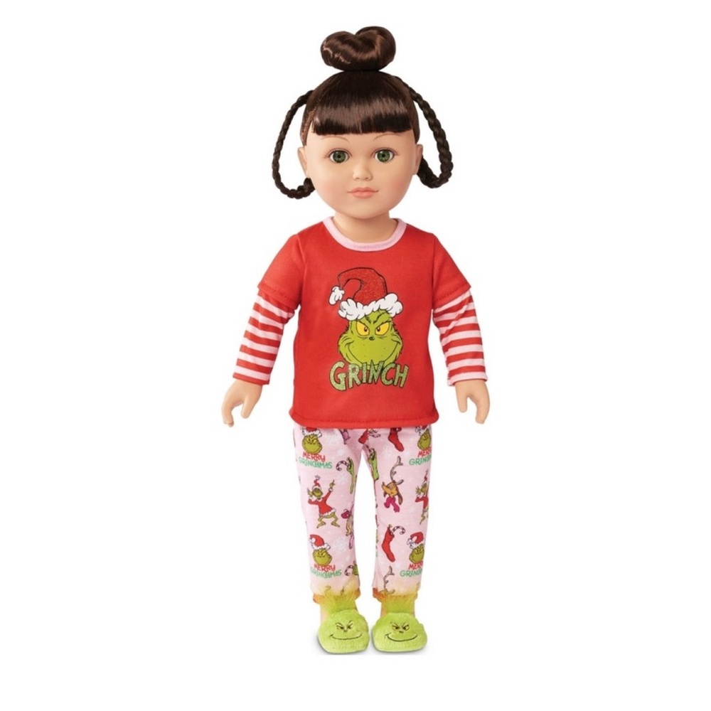 BRAND NEW MY LIFE GRINCH CINDY LOU POSABLE DOLL Green Eyes New 2022